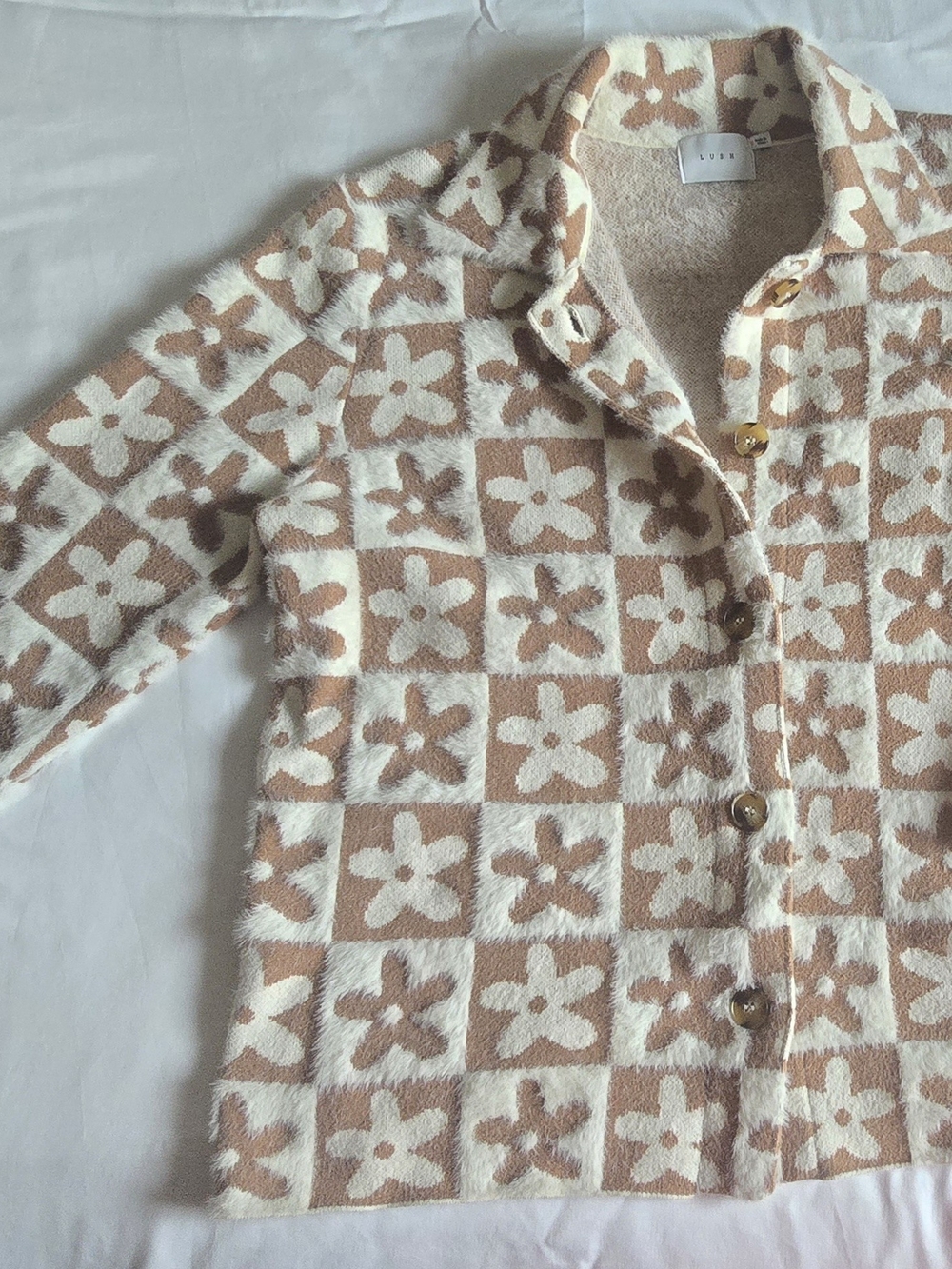 Lush Sweater Button Front, Soft - Picture 1 of 4